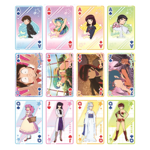 Urusei Yatsura playing cards 山T女福星 她來自煩星 福星小子 阿琳 啤牌 撲克 Poker