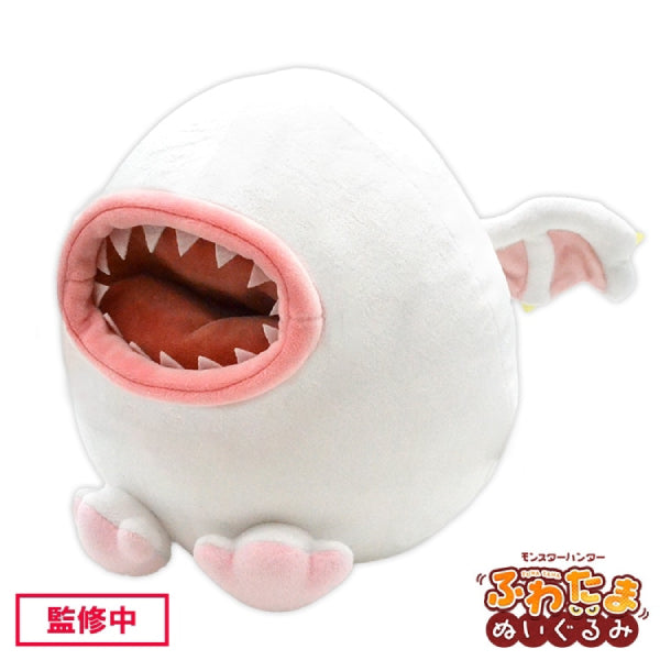 Monster Hunter Fuwatama Plush (Khezu / Felyne) 芒亨 魔物獵人 怪物獵人 (奇怪龍 (フルフル) / 艾路 (アイルー))