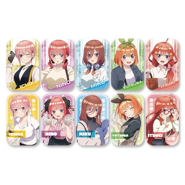 The Quintessential Quintuplets ∽ Marukaku Can Badge 2 (box of 10 packs) 五等分的新娘 襟章
