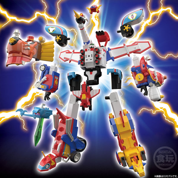 SMP [SHOKUGAN MODELING PROJECT] TATSUNOKO PRODUCTION 60TH ANNIVERSARY MEMORIAL TATSUNOKO GATTAI TIME BOKAN ROBOT W/O GUM (TIME BOKAN ROBOT / TIME BOKAN ROBOT WITH SP SET) 龍之子 時間飛船