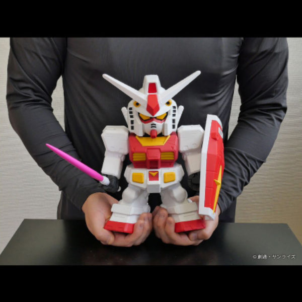 Jumbo sofbi figure SD Gundam 2P colour ver 機動戰士 高達 元祖