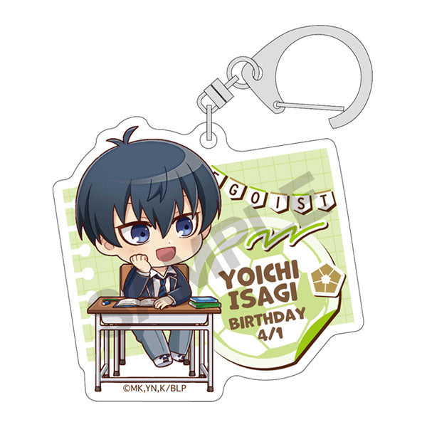 Blue Lock Trading Acrylic Key Chain Puchikura (set of 8) 藍色監獄 Blue Lock 鎖匙扣 吊飾 掛飾