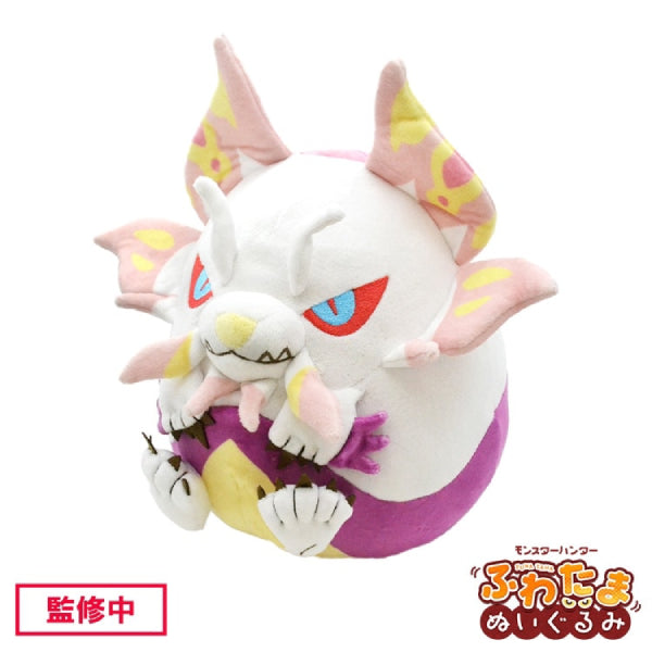 Monster Hunter Fuwatama Plush (Mizutsune / Furious Rajang) 芒亨 魔物獵人 怪物獵人 (泡狐龍 (タマミツネ) / 激昂金獅子 (激昂したラージャン))