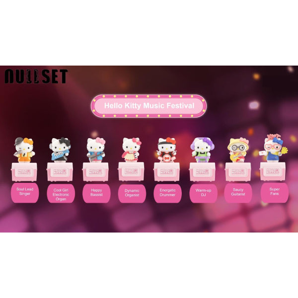 Hello Kitty Music Festival Music Box (set of 8) 音樂盒