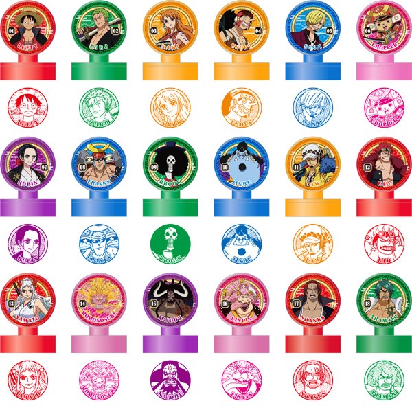 One Piece Stamp Collection Wano Country Edition (box of 18 packs) 海賊王 印