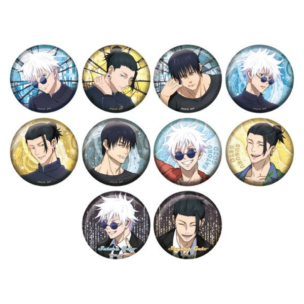Jujutsu Kaisen Glitter Can Badge Collection Kaidama/Tamaori (set of 10) (2024 Aug resale ver.) 咒術迴戰 懷玉 玉折 襟章