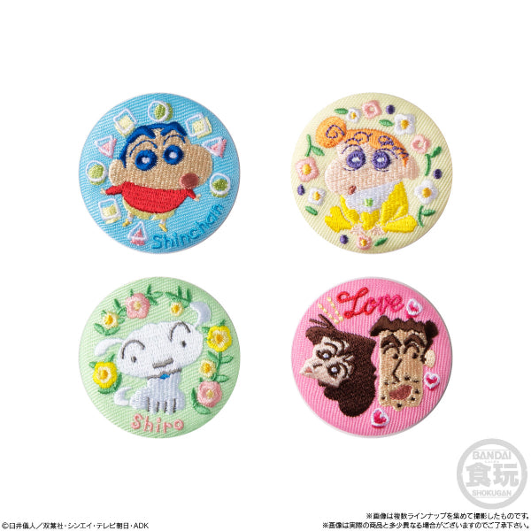 CAN BADGE COLLECTION CRAYON SHIN-CHAN W/O GUM (box of 14 packs) 蠟筆小新 襟章