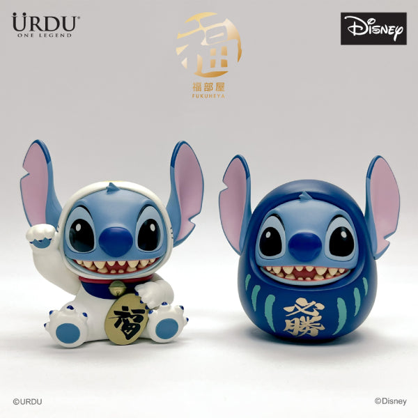 Urdu - Disney Fukuheya Lucky Series 2 - Stitch (box of 8) 福部屋招財貓 史迪仔