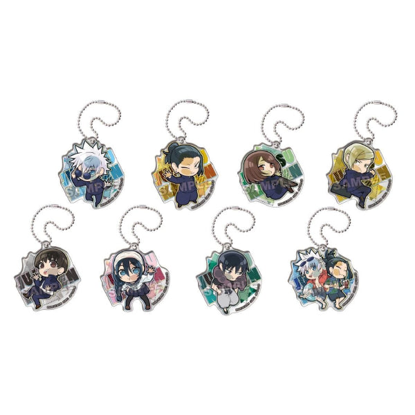 Pita! Deformed Jujutsu Kaisen Kaidama/Tamaori Acrylic Key Ring (Set of 8) 咒術迴戰 懷玉 玉折 鎖匙扣 吊飾 掛飾