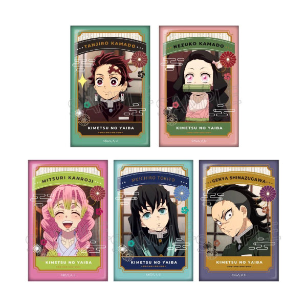 Demon Slayer: Kimetsu no Yaiba Square Can Badge Swordsmith Village Arc (Set of 5) 鬼滅之刃 刀匠村 襟章