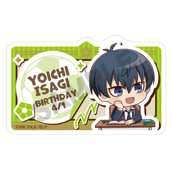 Blue Lock Trading Name Badge Style Acrylic Clip Puchikura (set of 8) 藍色監獄 Blue Lock 夾