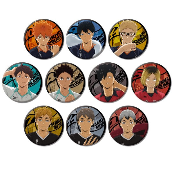 Haikyu!! Glittery Can Badge Collection (set of 10) 排球少年 襟章 ensky