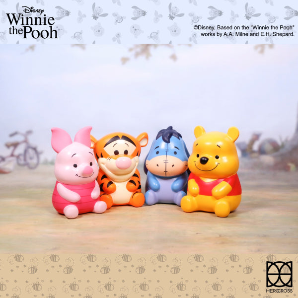Herocross - SEB#001-004 14cm Chill Chill Winnie the Pooh (set of 4) 小熊維尼 豬仔 跳跳虎 咿唷