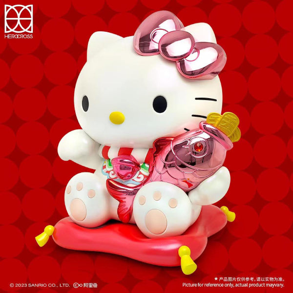 Herocross - WPP# 007 Hello Kitty Maneki Neko (Pink / Silver) 招財貓