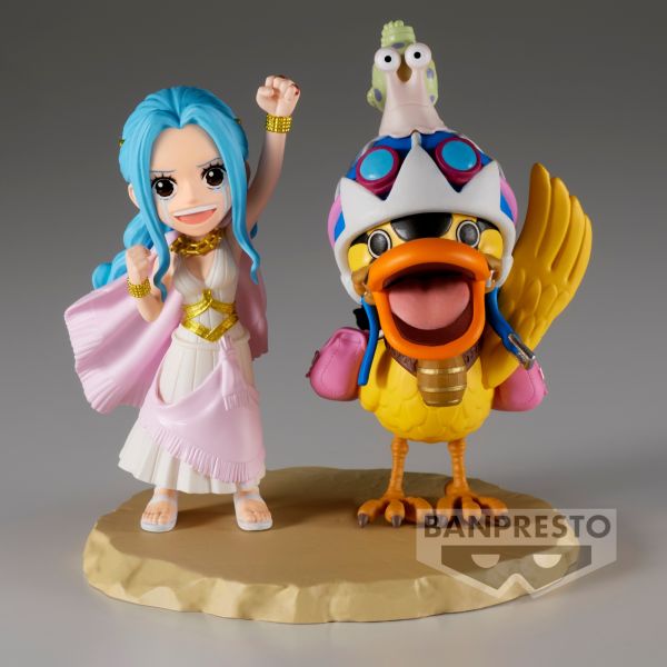 [WCF] ONE PIECE WORLD COLLECTABLE FIGURE LOG STORIES-NEFELTARI VIVI & KAROO 海賊王 納菲魯塔利·D·比比 薇薇 跑得快 卡魯 飛毛腿