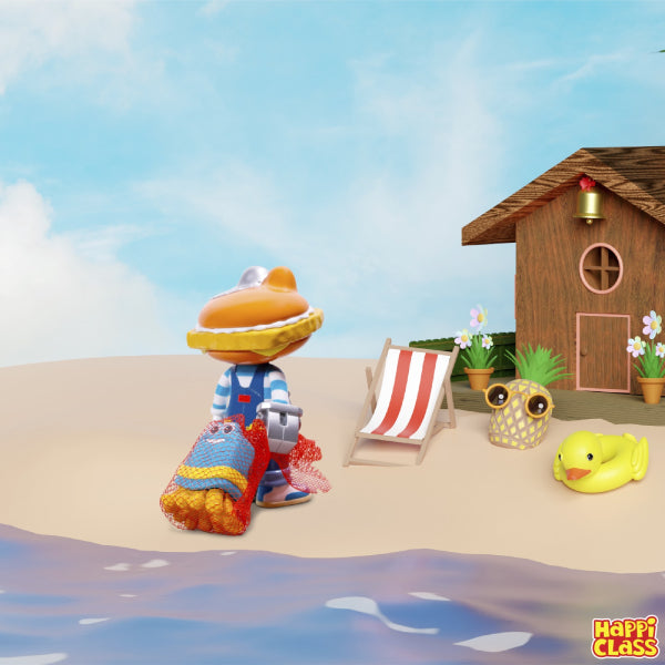 Happi Class - HC#036 Sailor Burger Kun & Octo Filer 漢堡君 水手漢堡 八爪魚柳