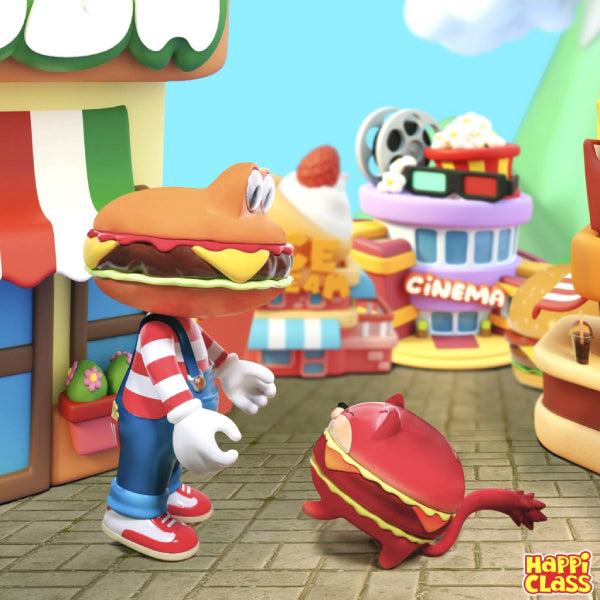 Happi Class - HC#033 Burger Kun + Thunder Fire 漢堡君 雷火貓