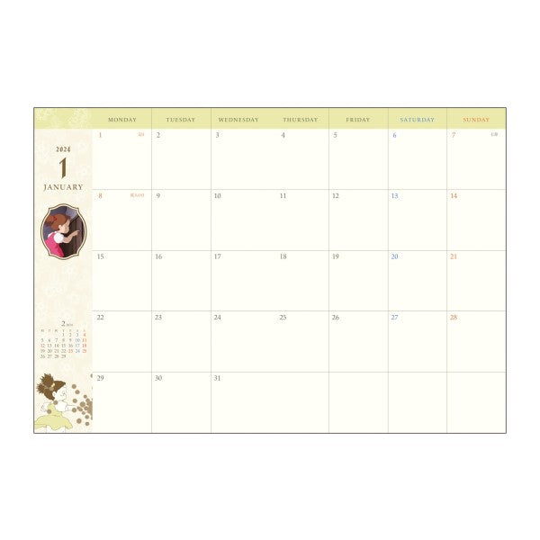 WTR-56 My Neighbor Totoro 2024 Schedule Book 吉卜力 龍貓