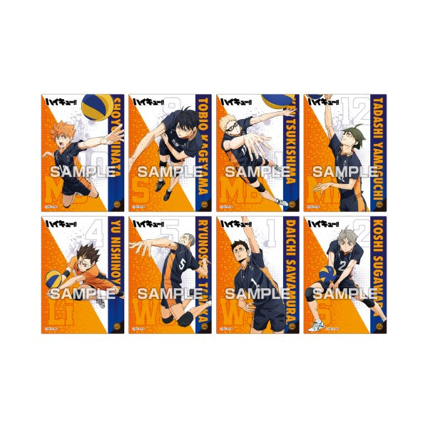 Haikyu!! Clear Card Collection Gum 4 Decisive Battle at the Garbage Dump (box of 16 packs) (First production limited BOX purchase bonus included) 排球少年 透明卡 收藏卡