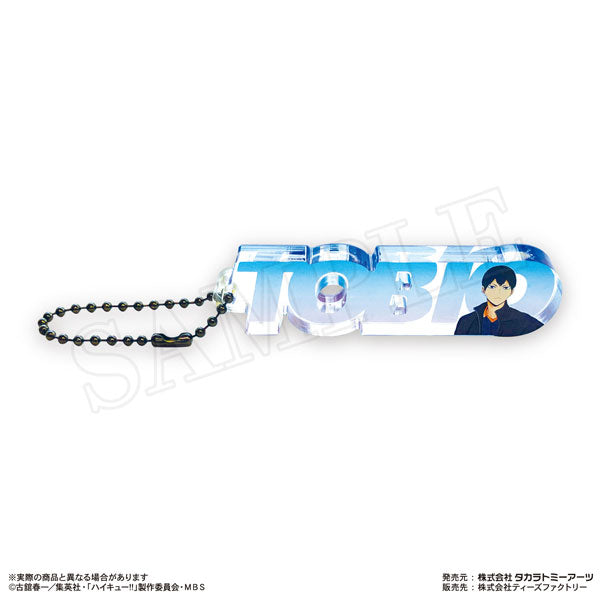Haikyu!! Trading Name Block Key Ring Vol.1 (Set of 8) 排球少年 鎖匙扣 吊飾 掛飾