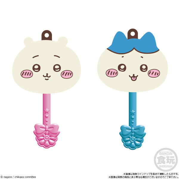 Chiikawa SOMETHING SMALL AND CUTE LOLLIPOP CHOCO CHARM W/O GUM (box of 12 packs) ちいかわ Chikawa 小可愛 吉伊卡哇 鎖匙扣 吊飾 掛飾
