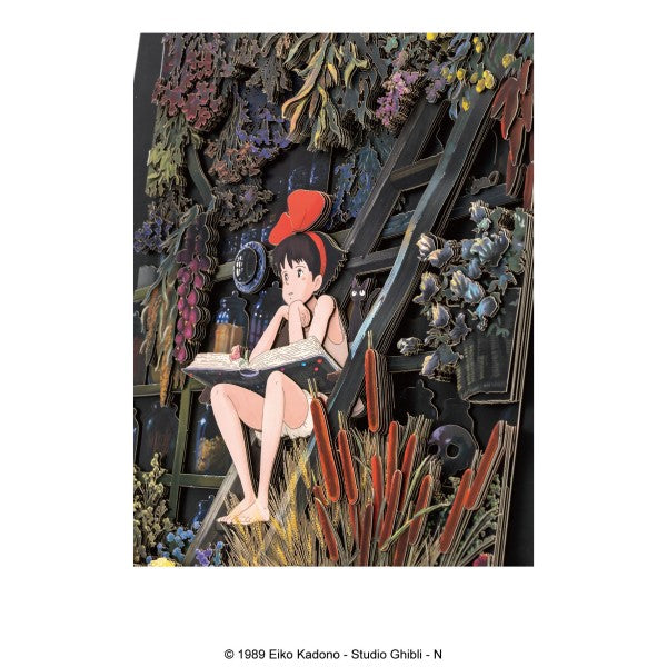 SA-02 PAPER SHADOW ART Kiki's Delivery Service - Girl's Time 吉卜力 魔女宅急便 紙影藝術