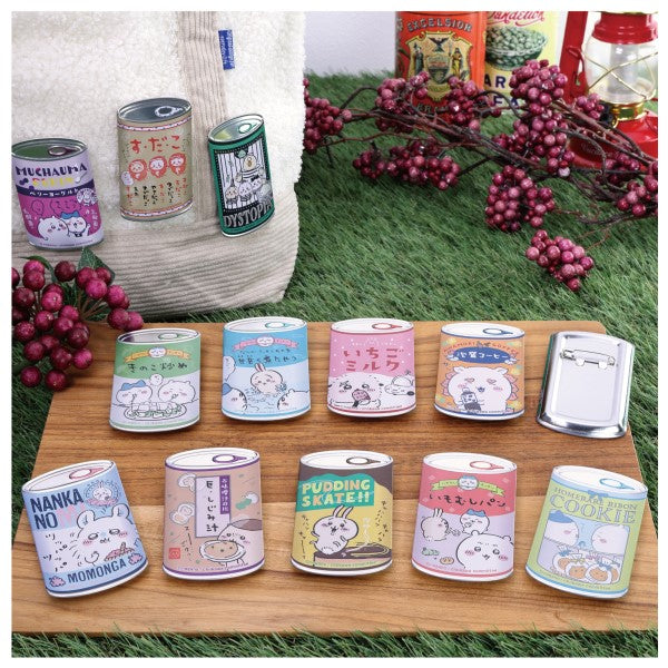 Chikawa mitamemo Can Badge 1 (set of 12) ちいかわ 小可愛 吉伊卡哇 Chiikawa Something Small and Cute 襟章