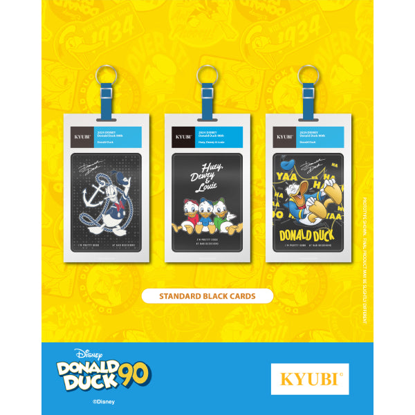 KYUBI Charm Collection Series 3 - Donald Duck 90 (box of 5) 迪士尼 唐老鴨 收藏卡 掛飾