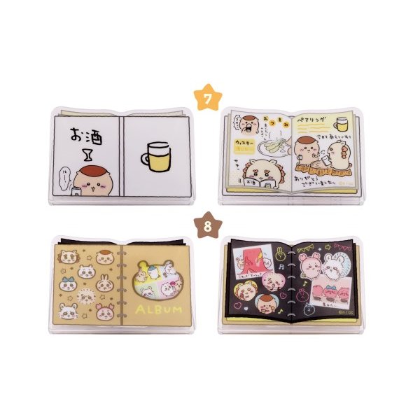 Chikawa mitamemo book clip (set of 8) ちいかわ 小可愛 吉伊卡哇 Chiikawa Something Small and Cute 夾 文具