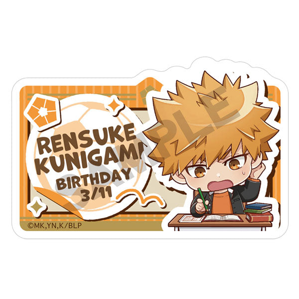 Blue Lock Trading Name Badge Style Acrylic Clip Puchikura (set of 8) 藍色監獄 Blue Lock 夾