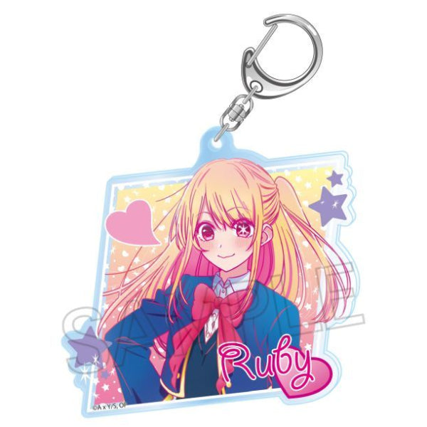 Oshi no Ko Vivid Line Acrylic Key Ring (6 variants) 我推的孩子 鎖匙扣 吊飾 掛飾