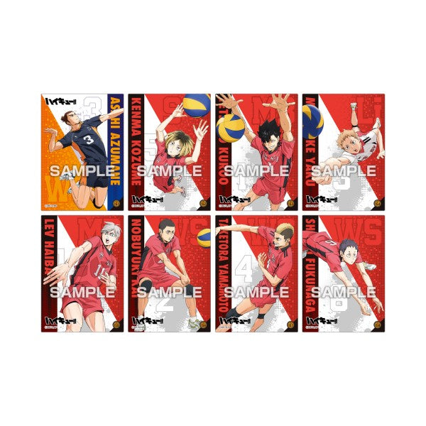 Haikyu!! Clear Card Collection Gum 4 Decisive Battle at the Garbage Dump (box of 16 packs) (First production limited BOX purchase bonus included) 排球少年 透明卡 收藏卡