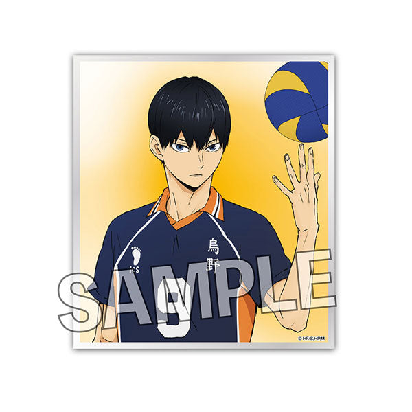 Haikyuu! ! Trading glitter colored paper BOX 2 (set of 12) (2024 Aug resale ver.) 排球少年 色紙 shikishi kirakira