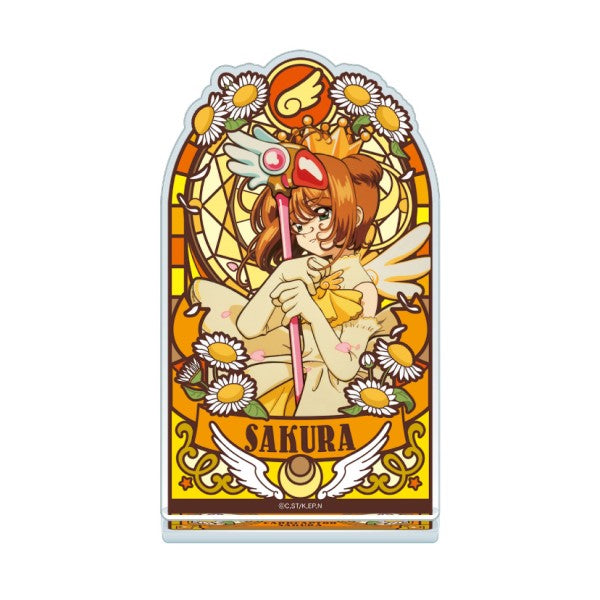 Cardcaptor Sakura Stained Glass Style Acrylic Stand (7 variants) 百變小櫻 小狼 亞加力 立牌