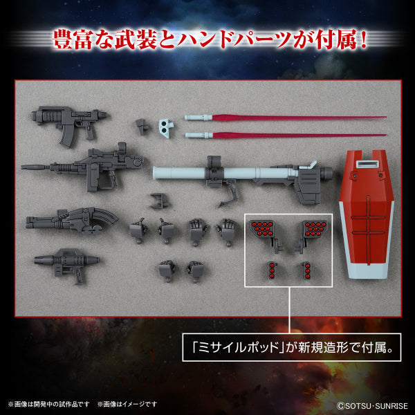 HG 1/144 GM (SHOULDER CANNON / MISSILE POD) 機動戰士 高達 吉姆