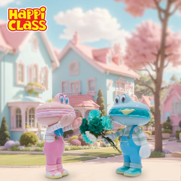 Happi Class - (HC#034 Disguise BURGER / HC#035 MISS MACARON+STARWBERRY) 漢堡君 (偽裝漢堡君 / 馬卡龍小姐+ 草莓貓)