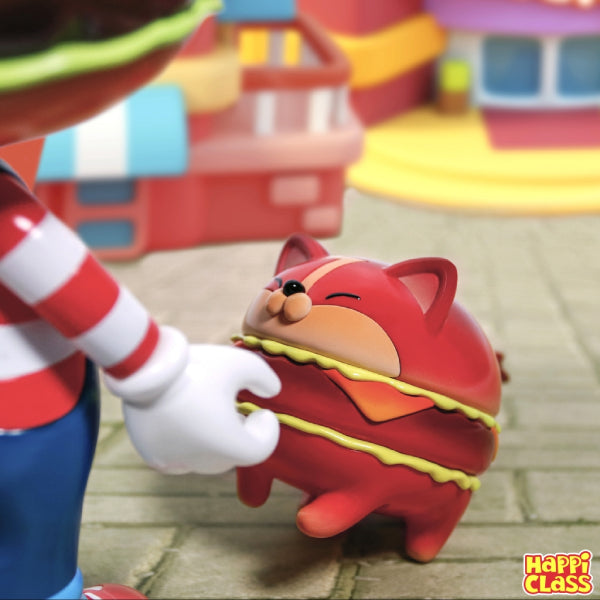 Happi Class - HC#033 Burger Kun + Thunder Fire 漢堡君 雷火貓