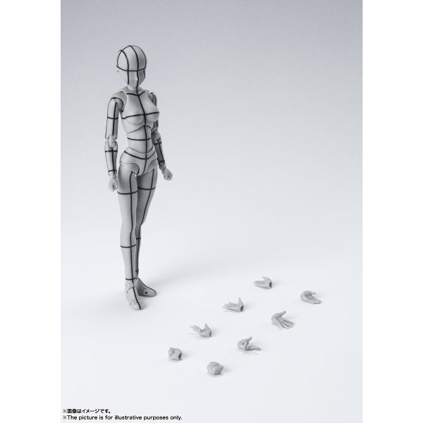S.H.Figuarts Body-chan -Wire Frame- (Gray Color Ver.) (2023 June Resale ver.) SHF 素體