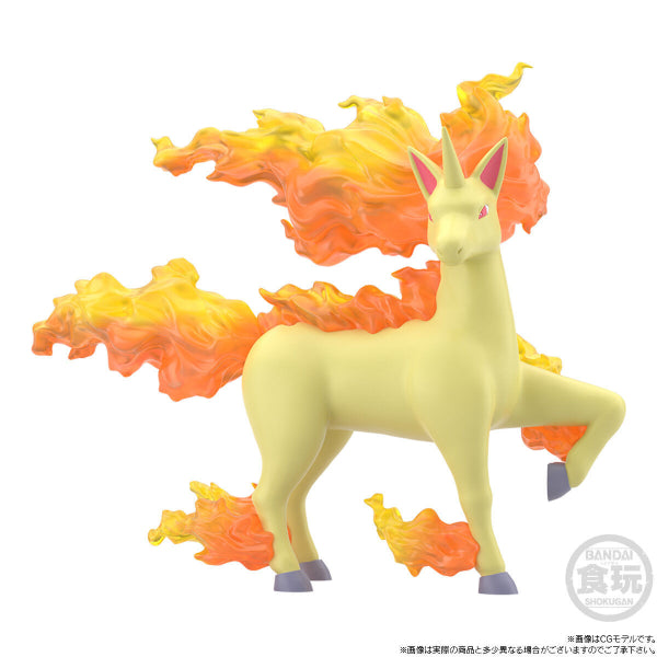 POKÉMON SCALE WORLD KANTO REGION BLAINE & RAPIDASH & MAGMAR W/O GUM  寵物小精靈 寶可夢 夏伯 鴨嘴火獸 烈焰馬 關都地區