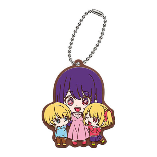 OSHINOKO CAPSULE RUBBER MASCOT (set of 6) 我推的孩子 扭蛋 鎖匙扣 吊飾 掛飾 gashapon