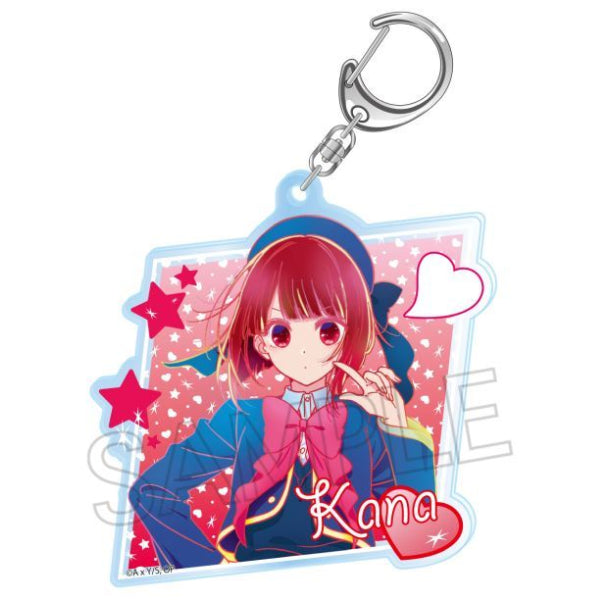Oshi no Ko Vivid Line Acrylic Key Ring (6 variants) 我推的孩子 鎖匙扣 吊飾 掛飾