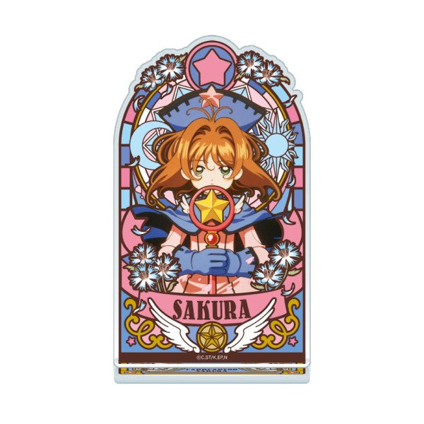 Cardcaptor Sakura Stained Glass Style Acrylic Stand (7 variants) 百變小櫻 小狼 亞加力 立牌