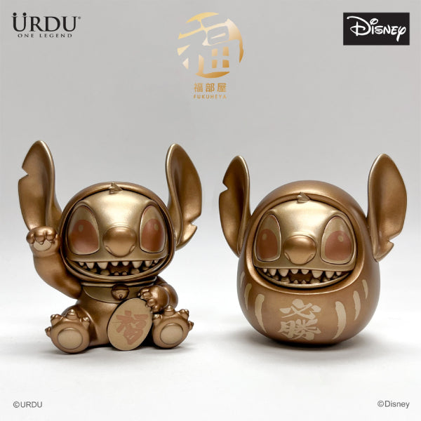 Urdu - Disney Fukuheya Lucky Series 2 - Stitch (box of 8) 福部屋招財貓 史迪仔