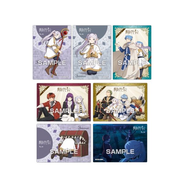 Frieren: Beyond Journey's End Clear Card Collection Gum First production limited BOX purchase bonus included (box of 16 packs) 葬送的芙莉蓮 透明卡 收藏卡