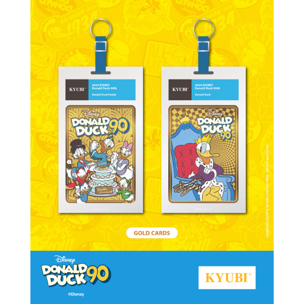 KYUBI Charm Collection Series 3 - Donald Duck 90 (box of 5) 迪士尼 唐老鴨 收藏卡 掛飾