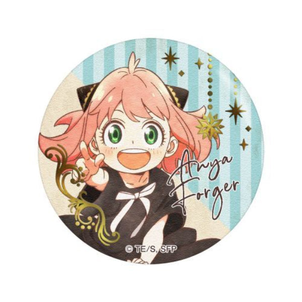 Spy x Family Vintage Series Gilding Japanese Paper Can Badge Vol.2 (Set of 6) 間諜家家酒 間諜過家家 安妮亞 Anya アーニャ 襟章