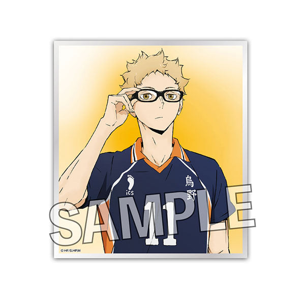 Haikyuu! ! Trading glitter colored paper BOX 2 (set of 12) (2024 Aug resale ver.) 排球少年 色紙 shikishi kirakira