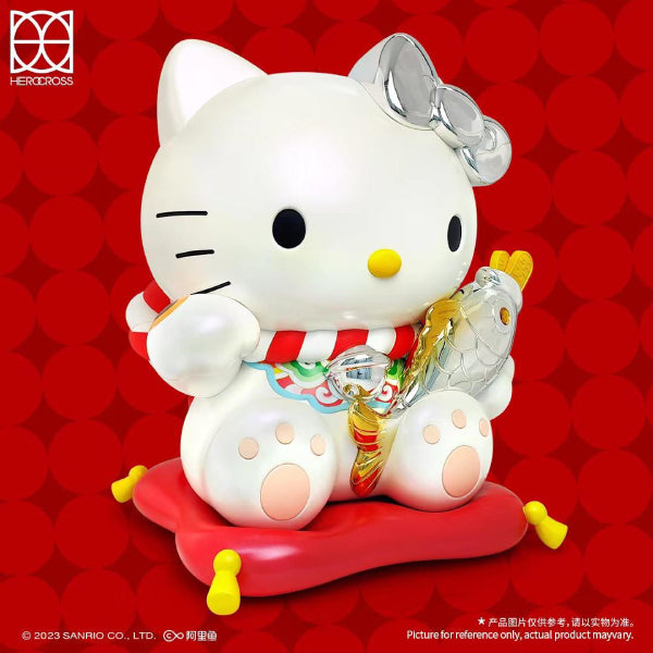 Herocross - WPP# 007 Hello Kitty Maneki Neko (Pink / Silver) 招財貓