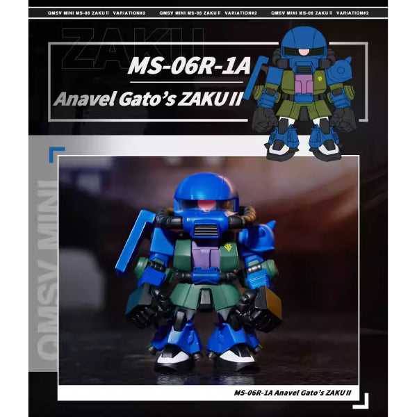 QMSV MINI ZAKU II VARIATION #2 (box of 8) 機動戰士 高達