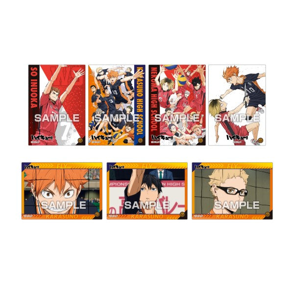 Haikyu!! Clear Card Collection Gum 4 Decisive Battle at the Garbage Dump (box of 16 packs) (First production limited BOX purchase bonus included) 排球少年 透明卡 收藏卡